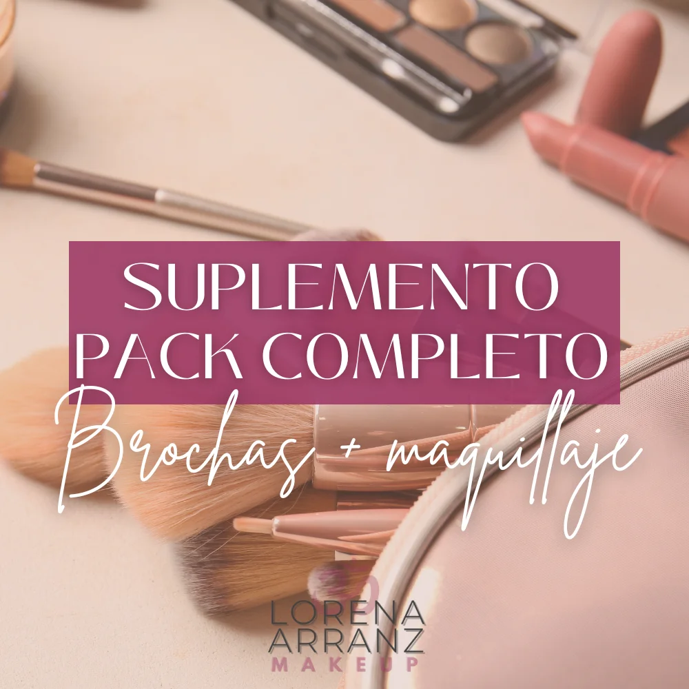 Pack Neceser Completo Brochas Y Maquillaje Lorena Arranz Makeup